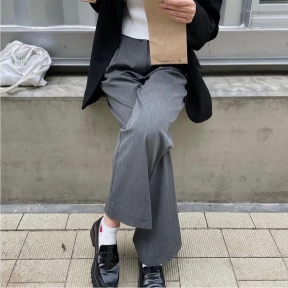 Djerf Avenue Favorite Pants Grey size small - Picture 7 of 13